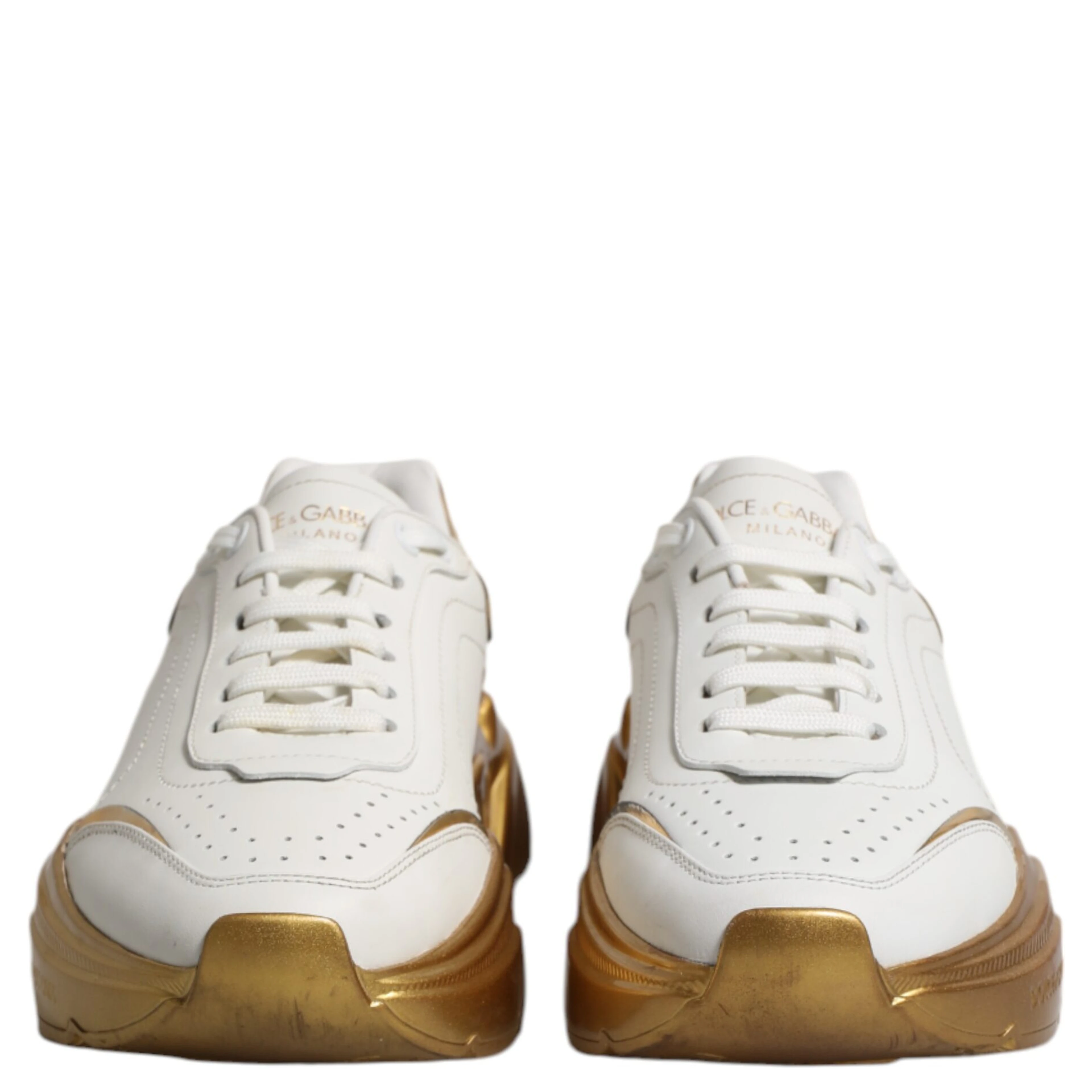 White Gold Daymaster Low Top Sneakers Shoes