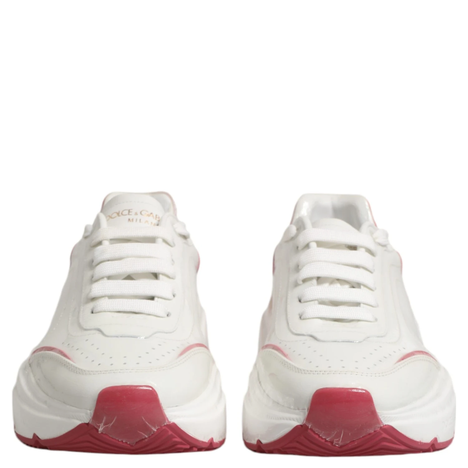 White Pink Daymaster Low Top Sneakers Shoes