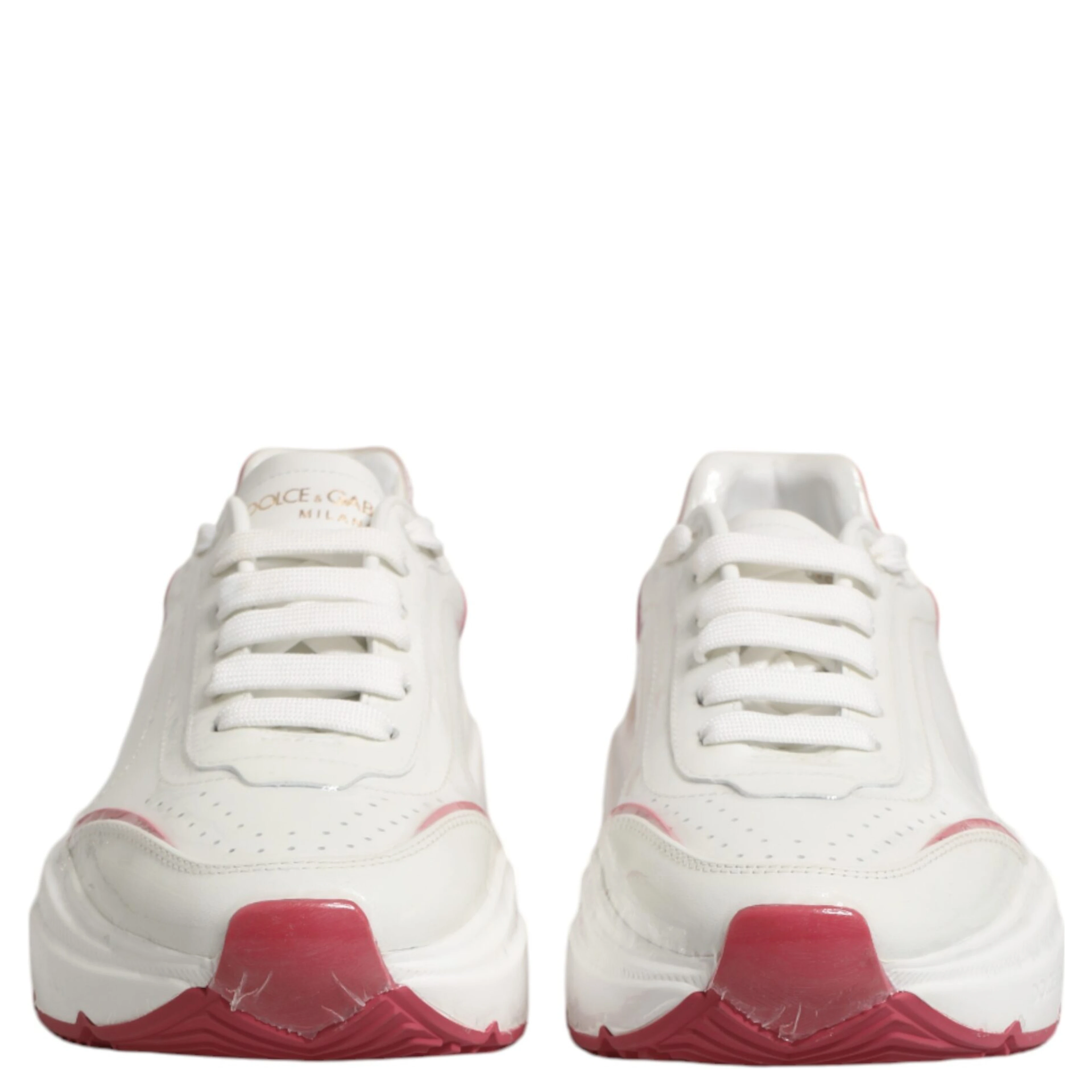White Pink Daymaster Low Top Sneakers Shoes