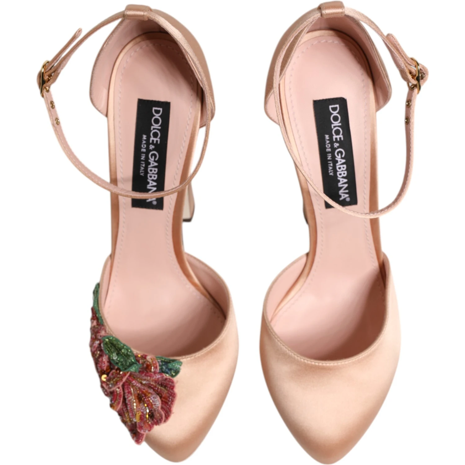 Pink Block Heels Ankle Strap Sandals Shoes