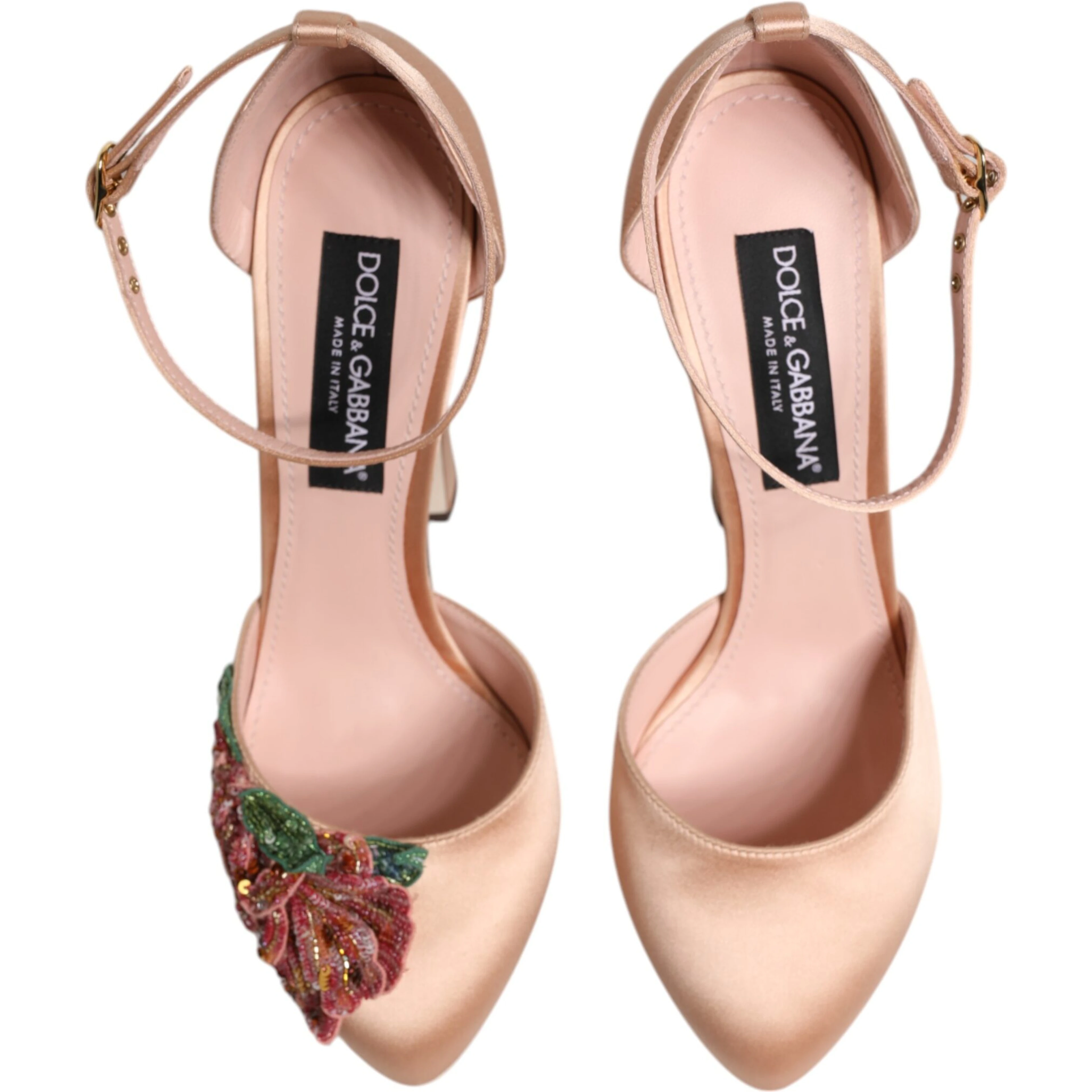 Pink Block Heels Ankle Strap Sandals Shoes