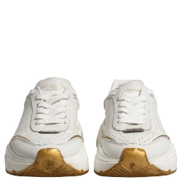 White Gold Daymaster Low Top Sneakers Shoes