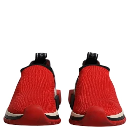 Red Sorrento Slip On Low Top Sneakers Shoes