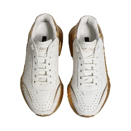 White Gold Daymaster Low Top Sneakers Shoes