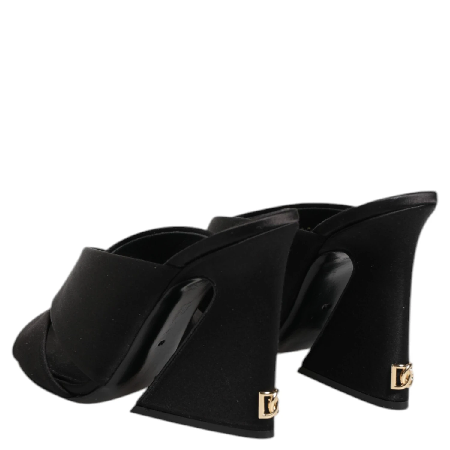 Black Keira Baroque High Heel Sandals Shoes
