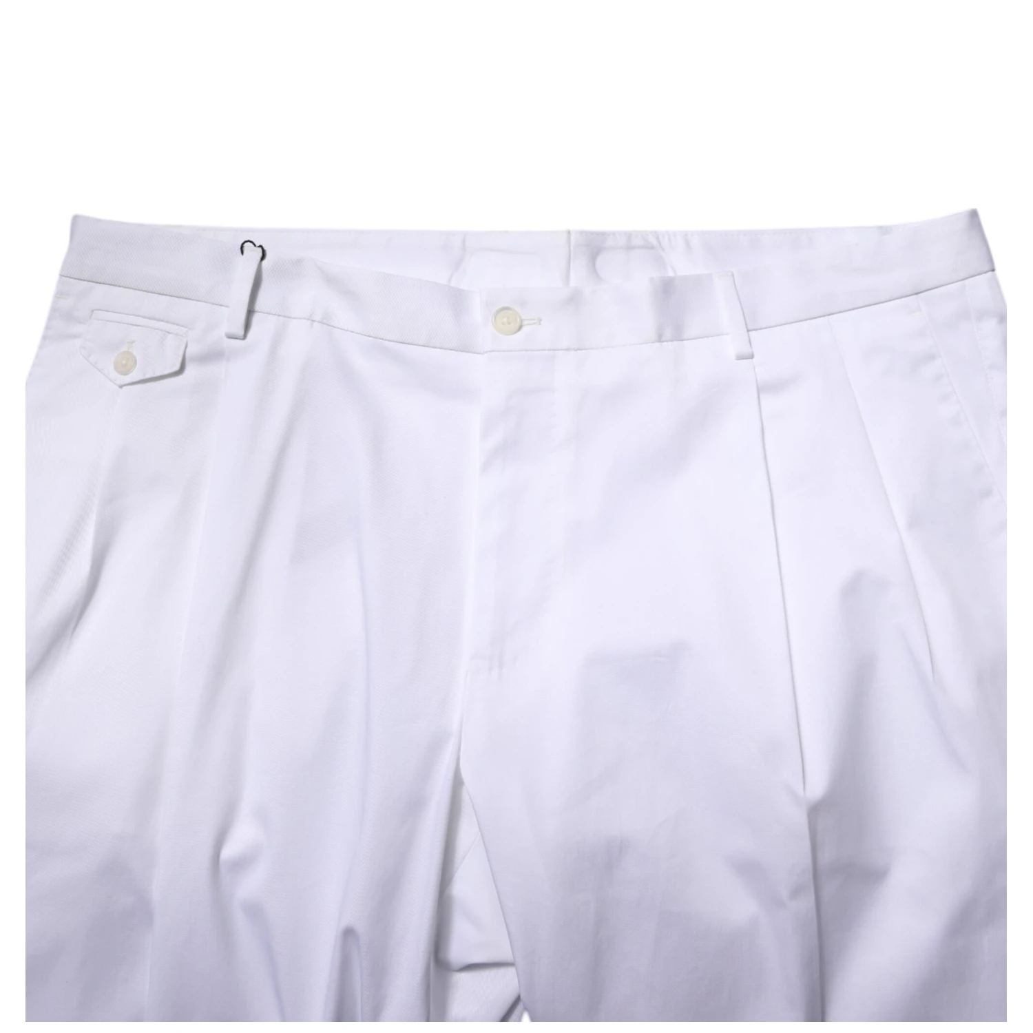 White Cotton Dress Slim Formal Trouser Pants
