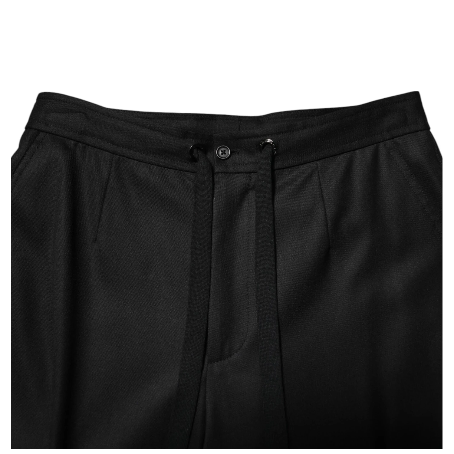 Solid Black Cargo Jogger Men Sweatpants Pants