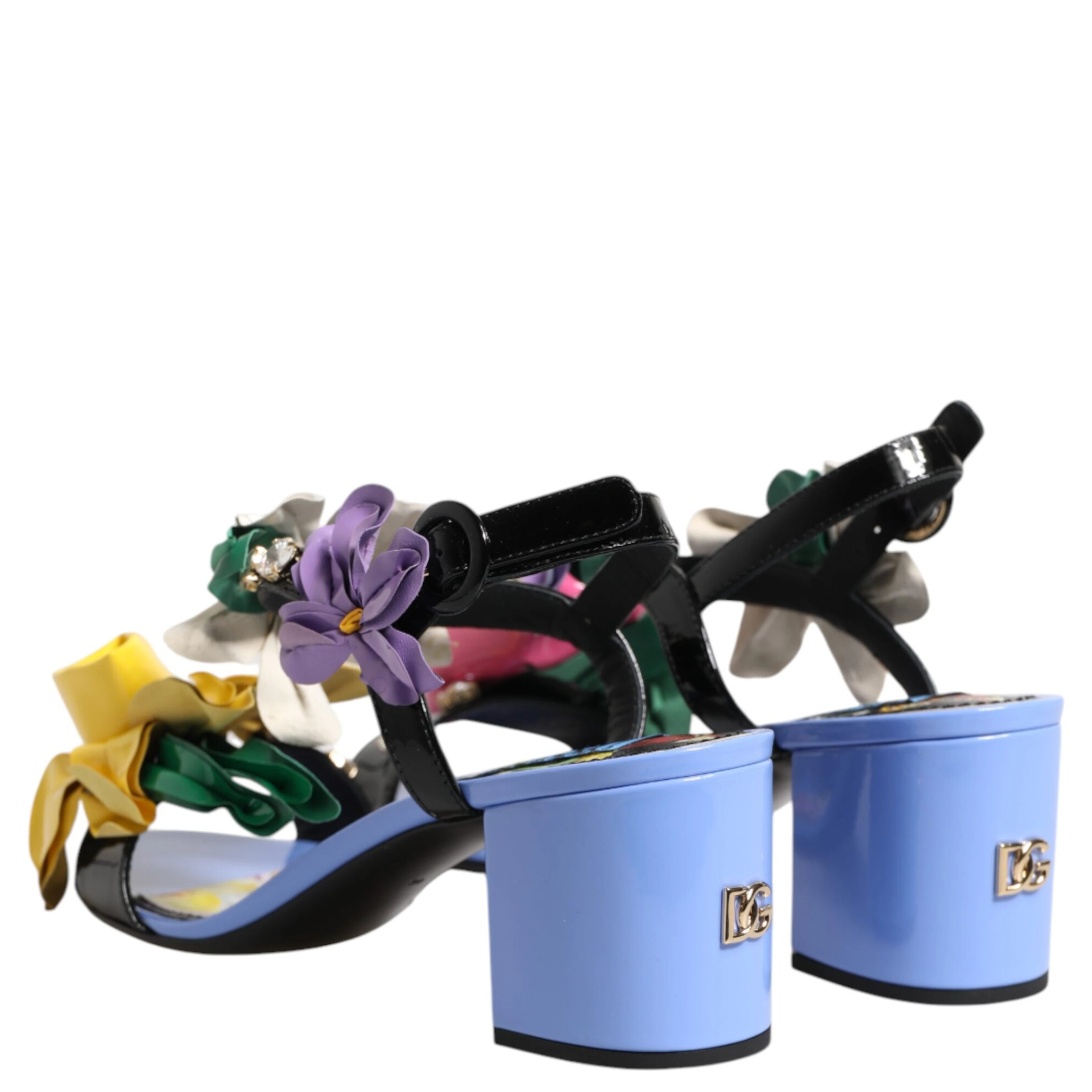 Multicolor Floral Crystal KEIRA Sandals Shoes