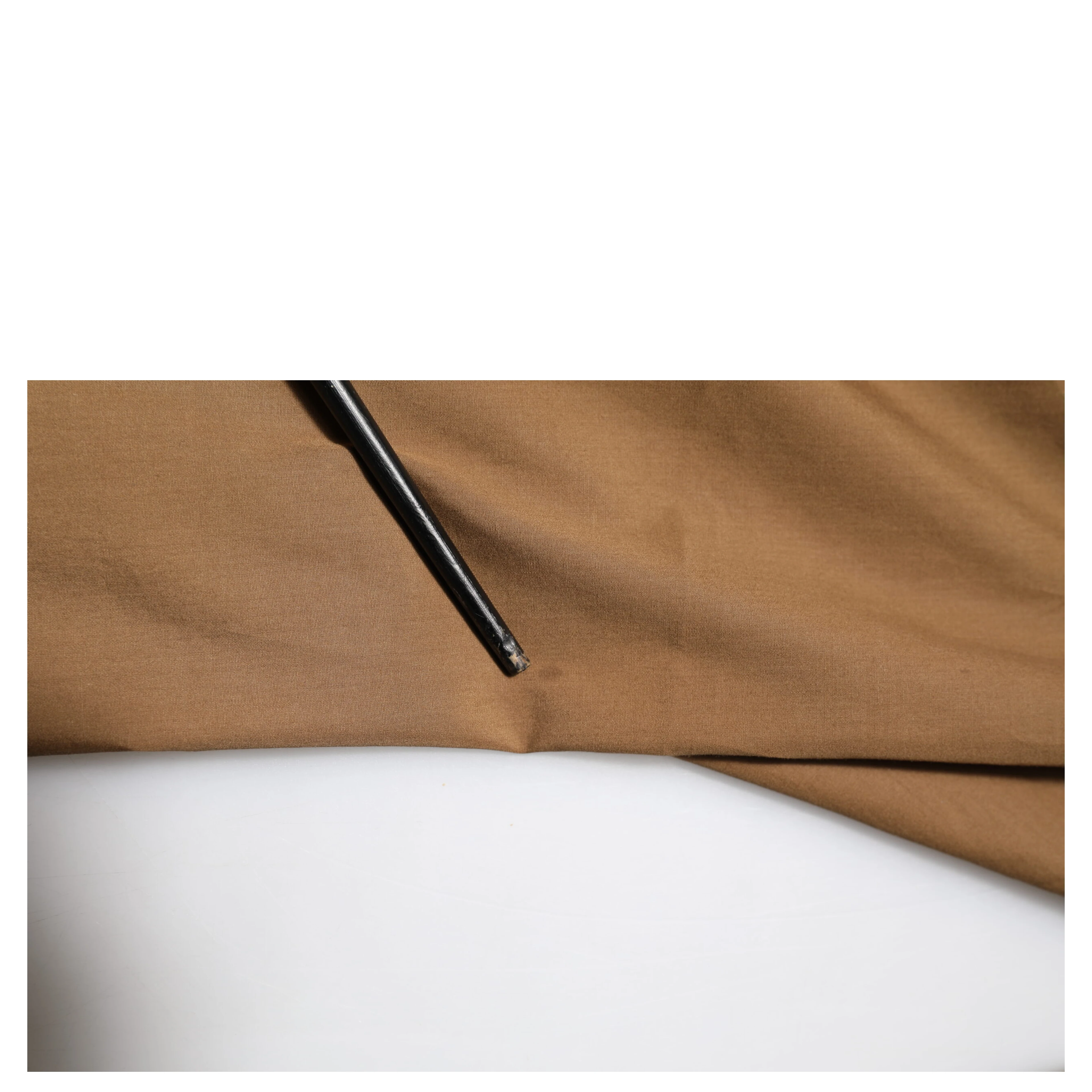 Brown Cotton Chino Mid Waist Men Jogger Pants