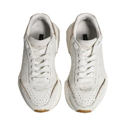 White Gold Daymaster Low Top Sneakers Shoes