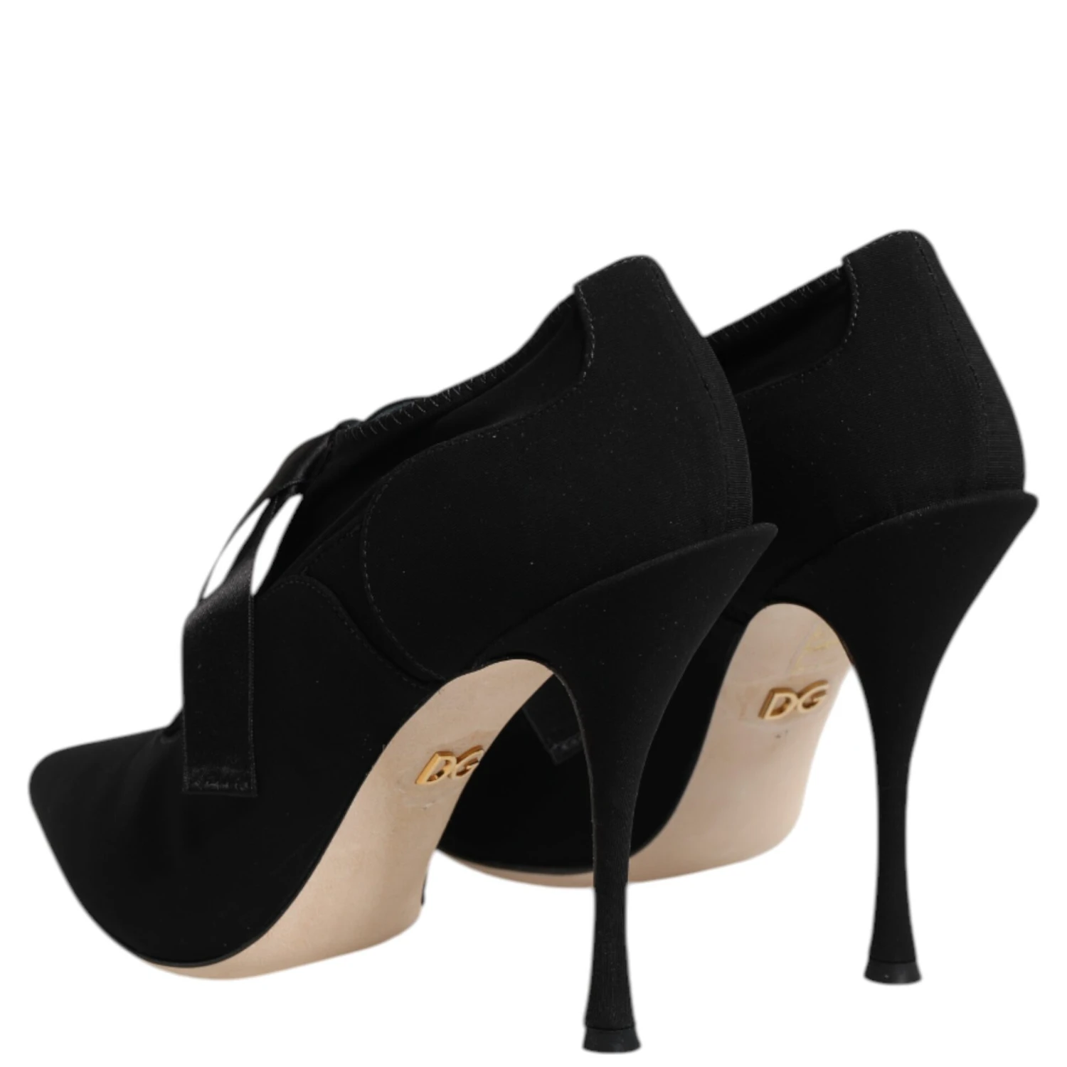 Black Lace Up Stiletto Heels Pumps Shoes