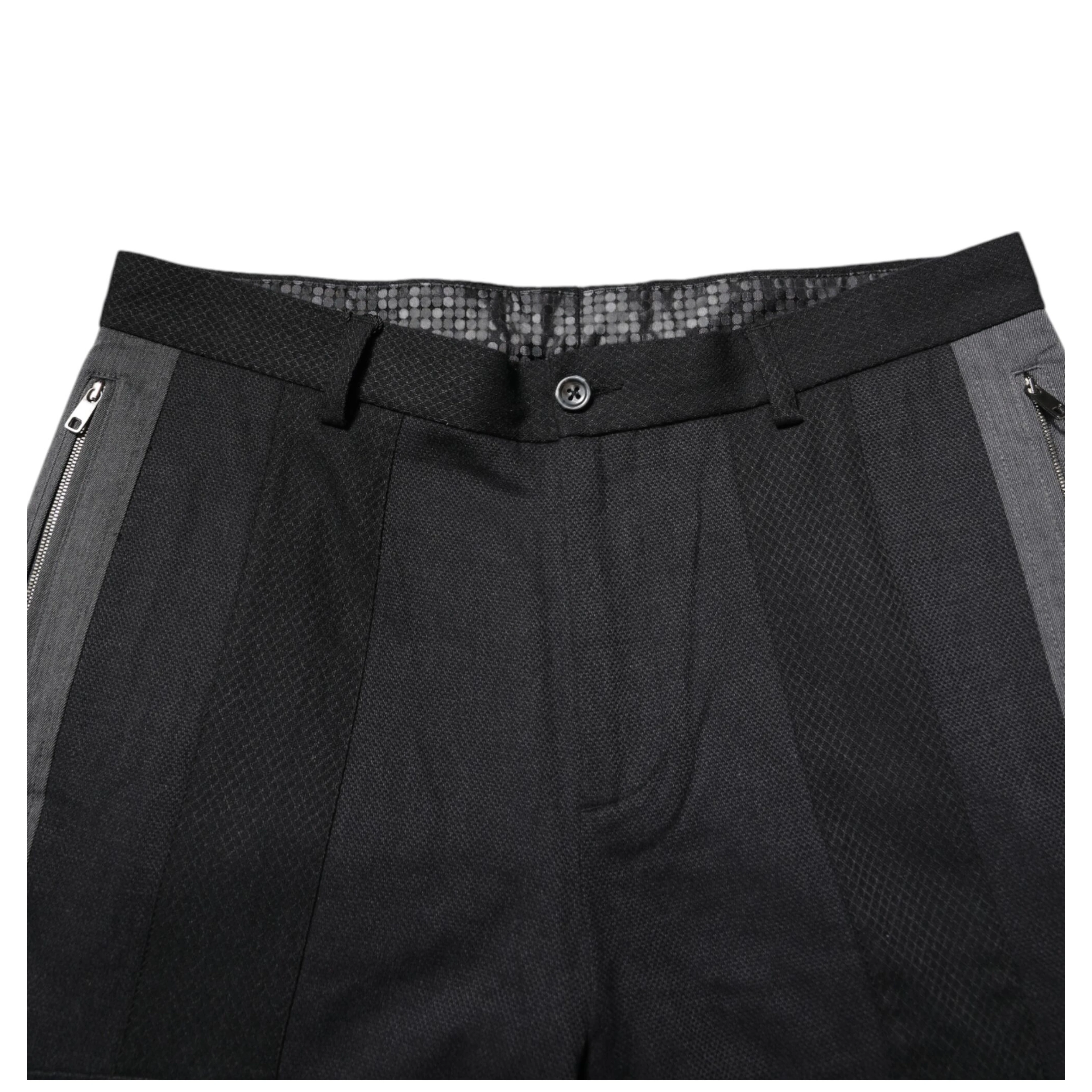 Black Gray Cotton Dress Formal Trouser Pants