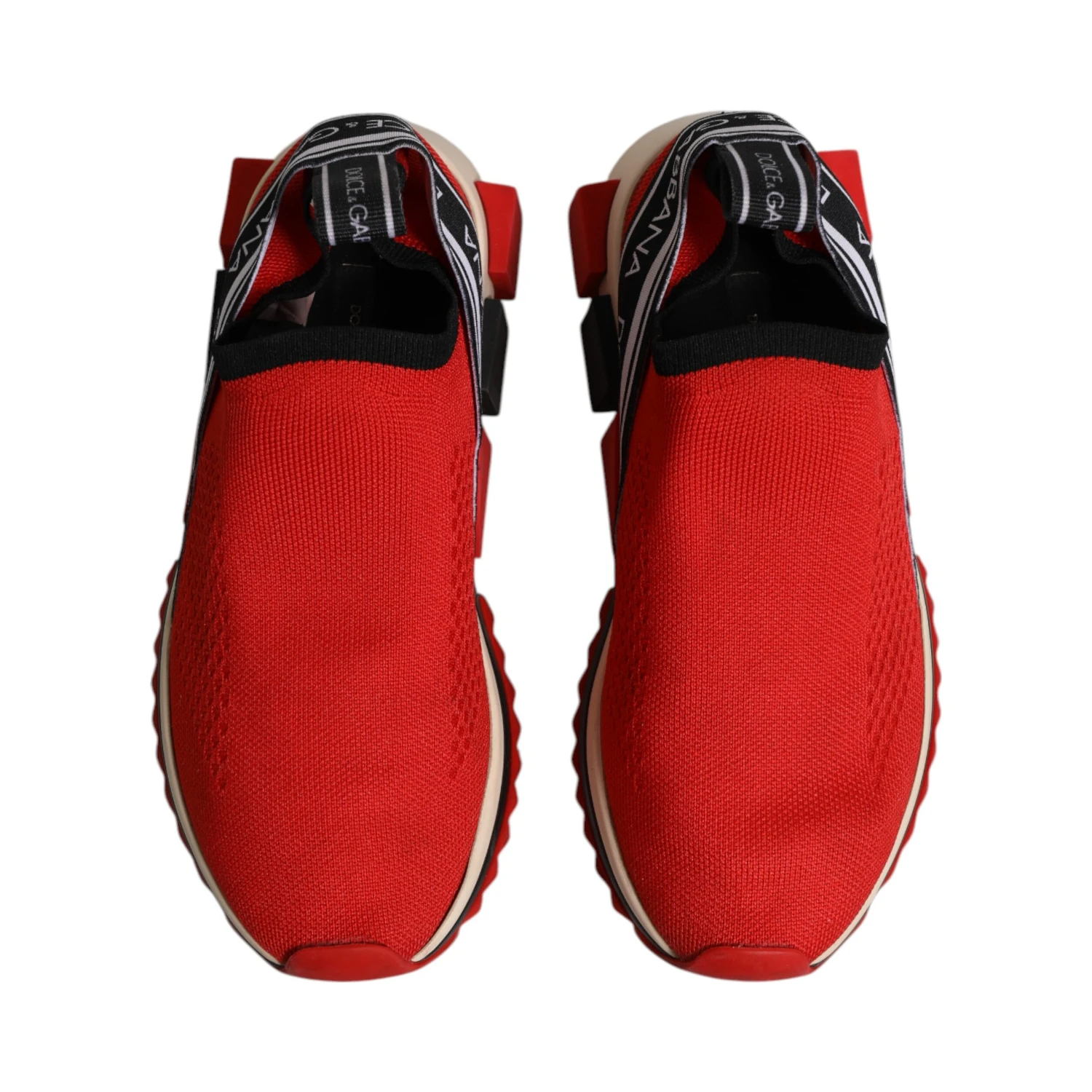 Red Sorrento Slip On Low Top Sneakers Shoes