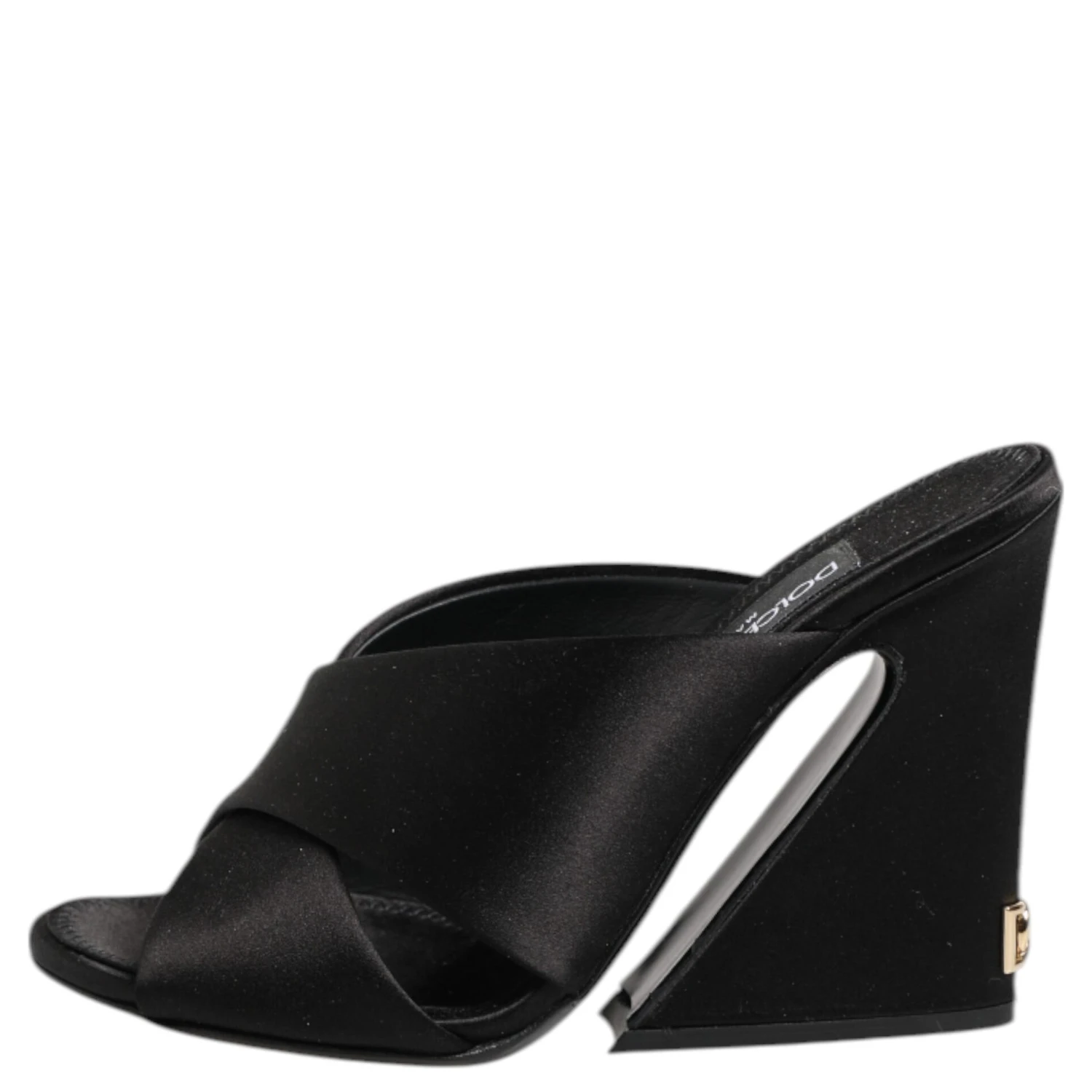 Black Keira Baroque High Heel Sandals Shoes