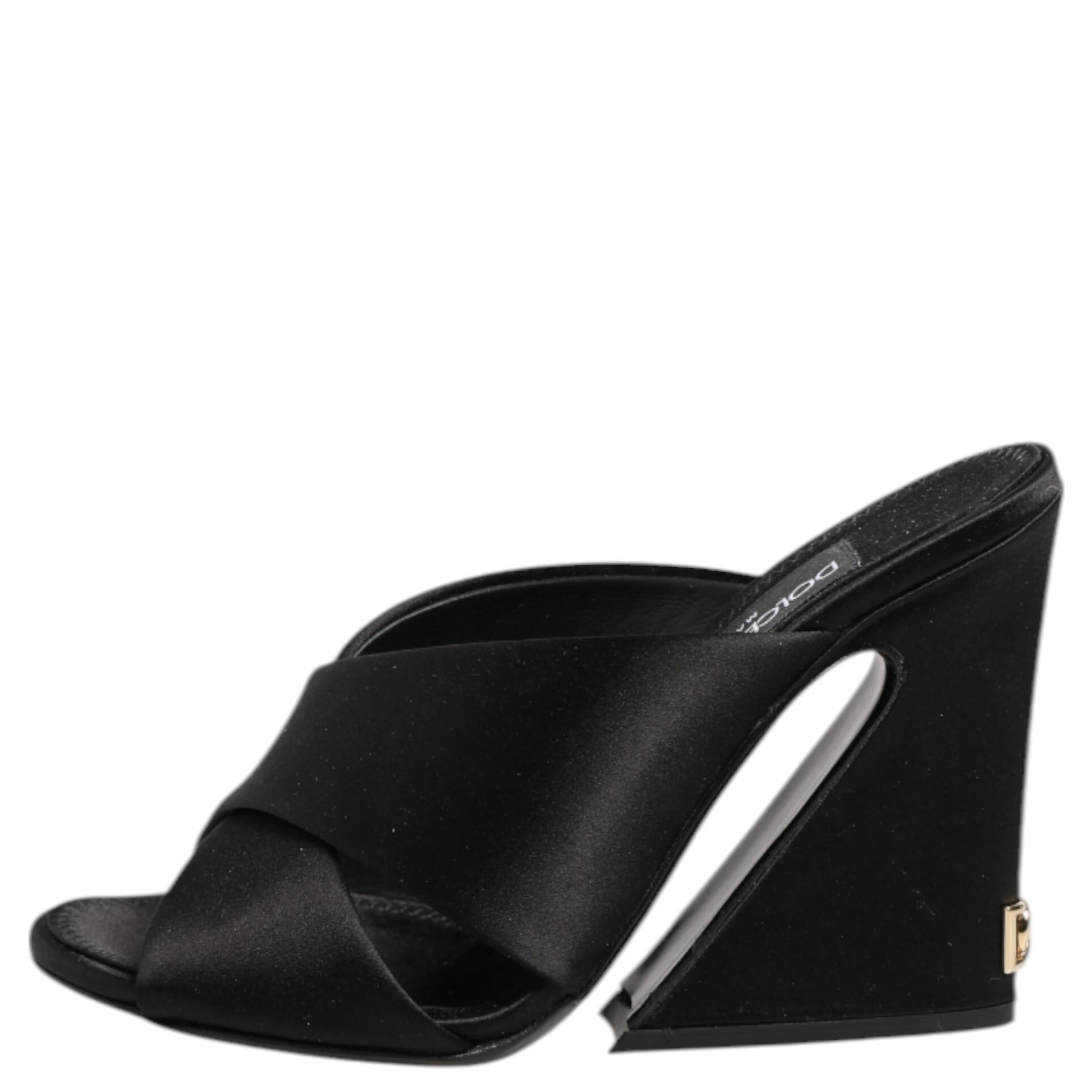 Black Keira Baroque High Heel Sandals Shoes