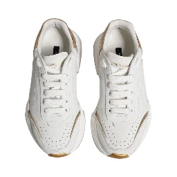 White Gold Daymaster Low Top Sneakers Shoes