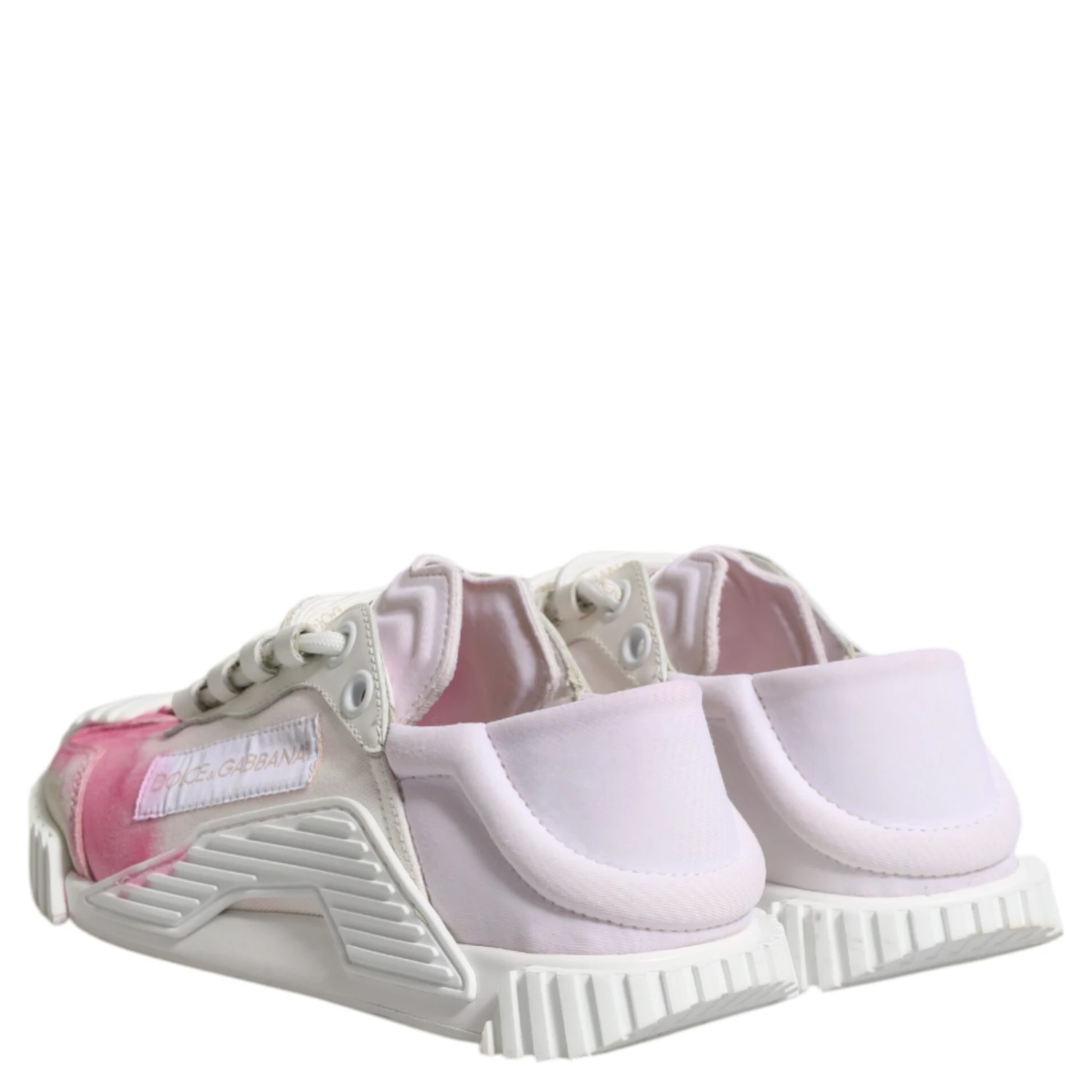 White NS1 Lace Up Low Top Sneakers Shoes