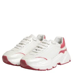 White Pink Daymaster Low Top Sneakers Shoes