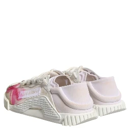 White NS1 Lace Up Low Top Sneakers Shoes