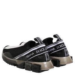 Black Sorrento Slip On Low Top Sneakers Shoes