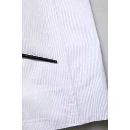 White Cotton Dress Slim Formal Trouser Pants