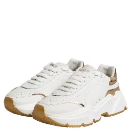 White Gold Daymaster Low Top Sneakers Shoes