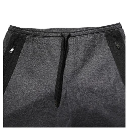 Gray Black Wool Blend Jogger Sweatpants  Pants