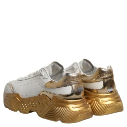 White Gold Daymaster Low Top Sneakers Shoes