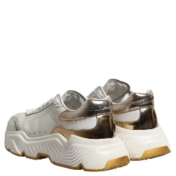 White Gold Daymaster Low Top Sneakers Shoes