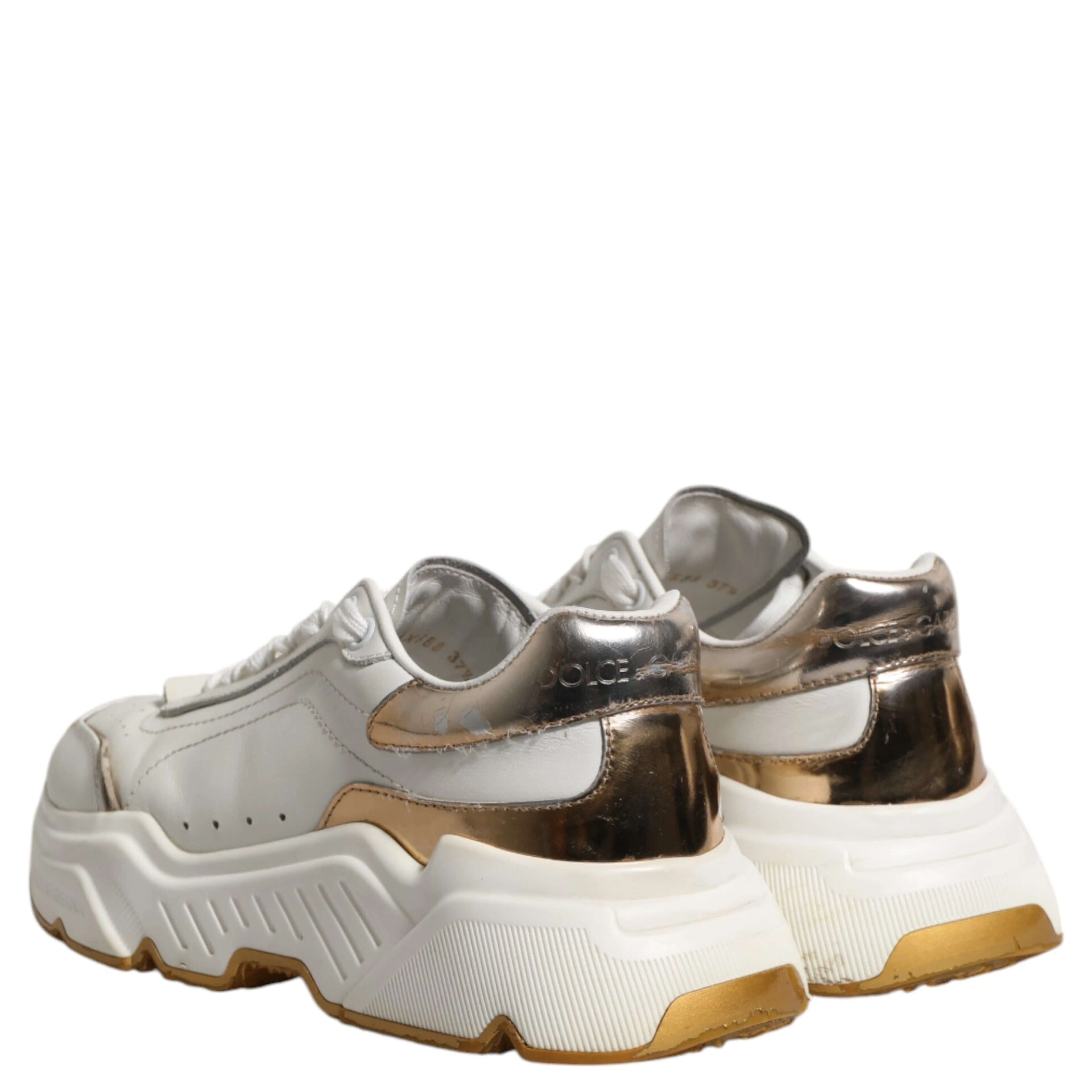 White Gold Daymaster Low Top Sneakers Shoes