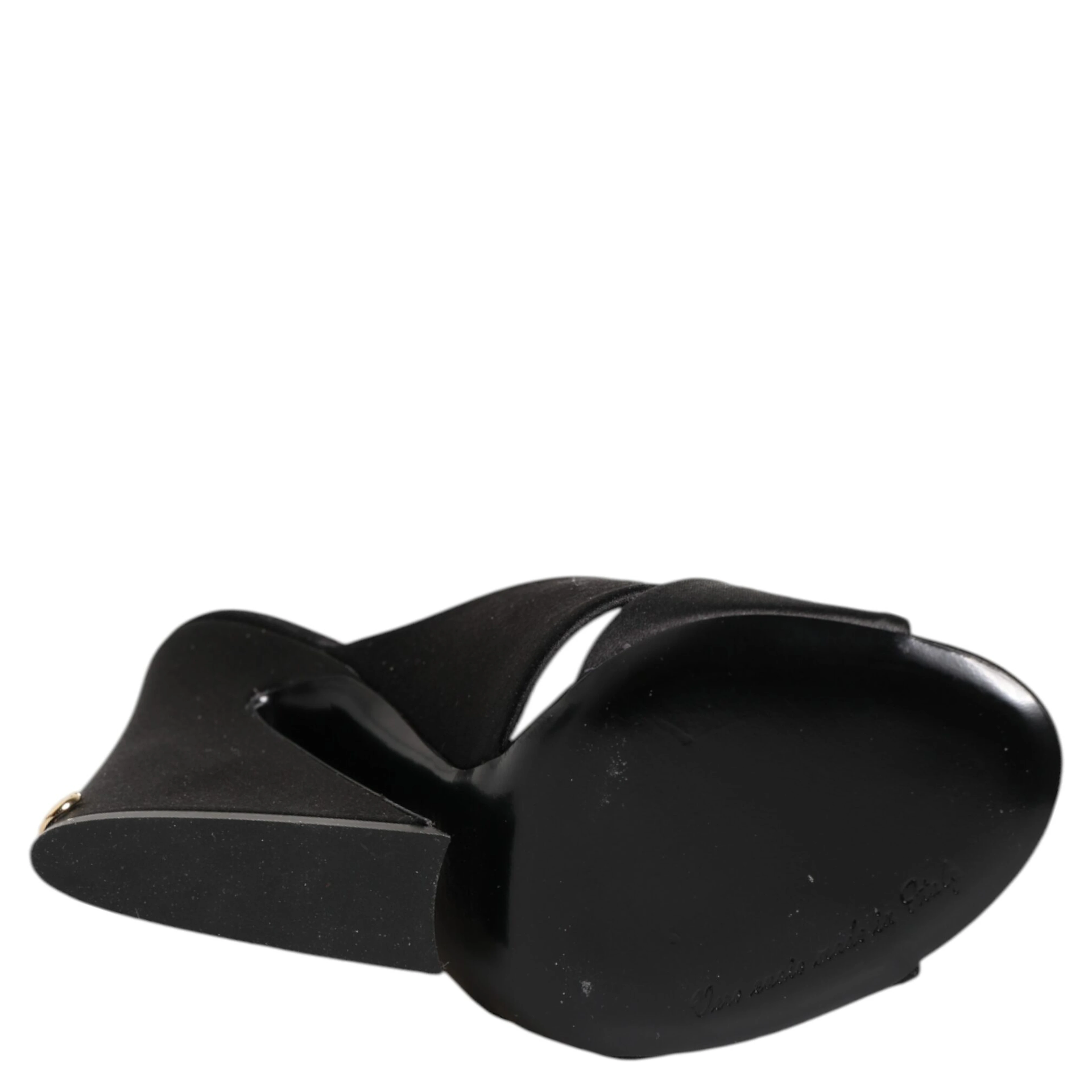 Black Keira Baroque High Heel Sandals Shoes