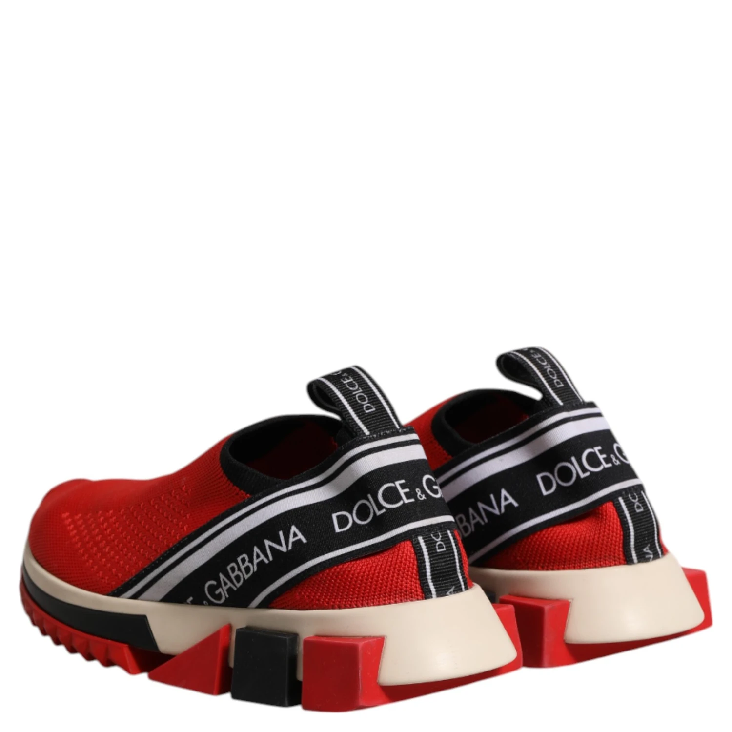 Red Sorrento Slip On Low Top Sneakers Shoes