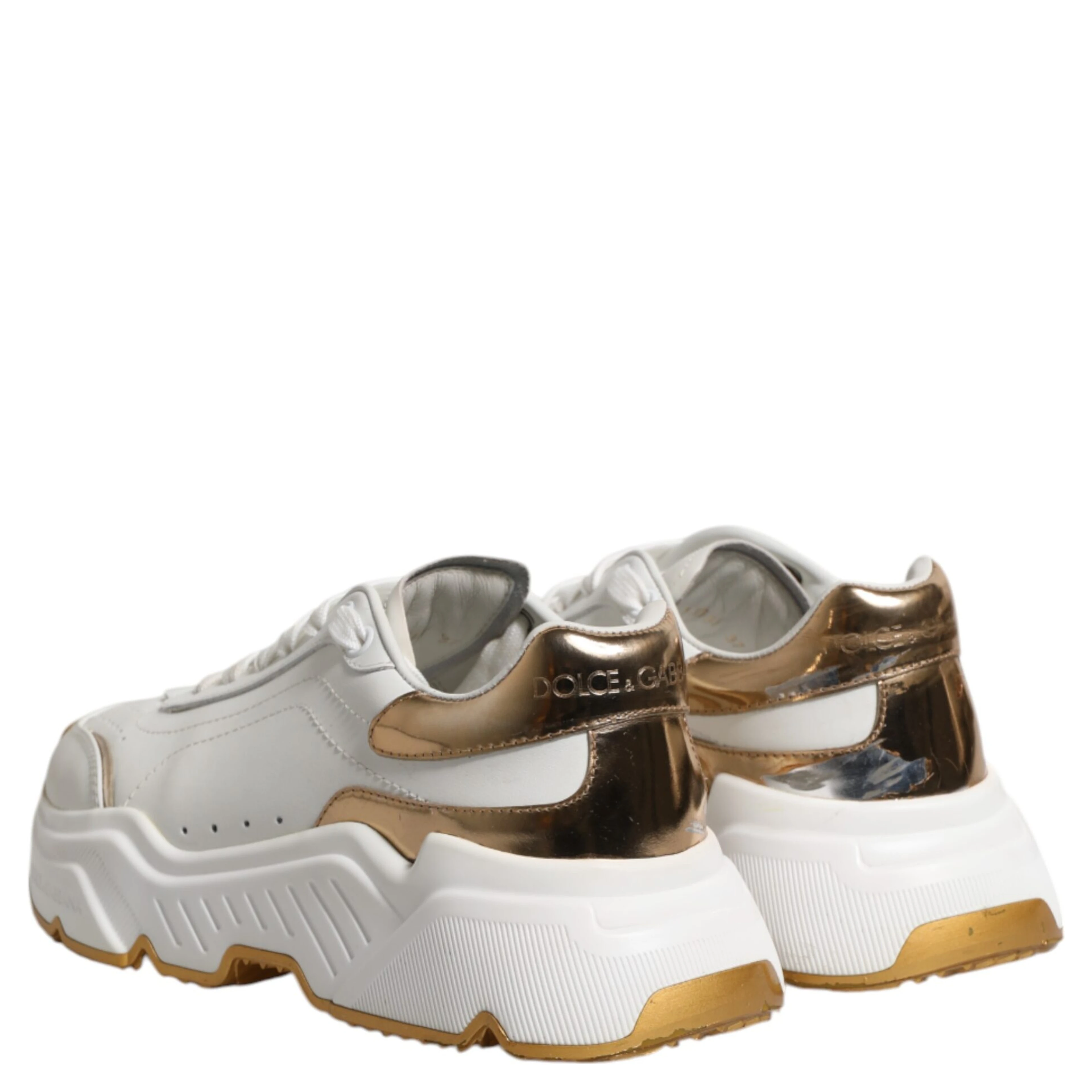 White Gold Daymaster Low Top Sneakers Shoes