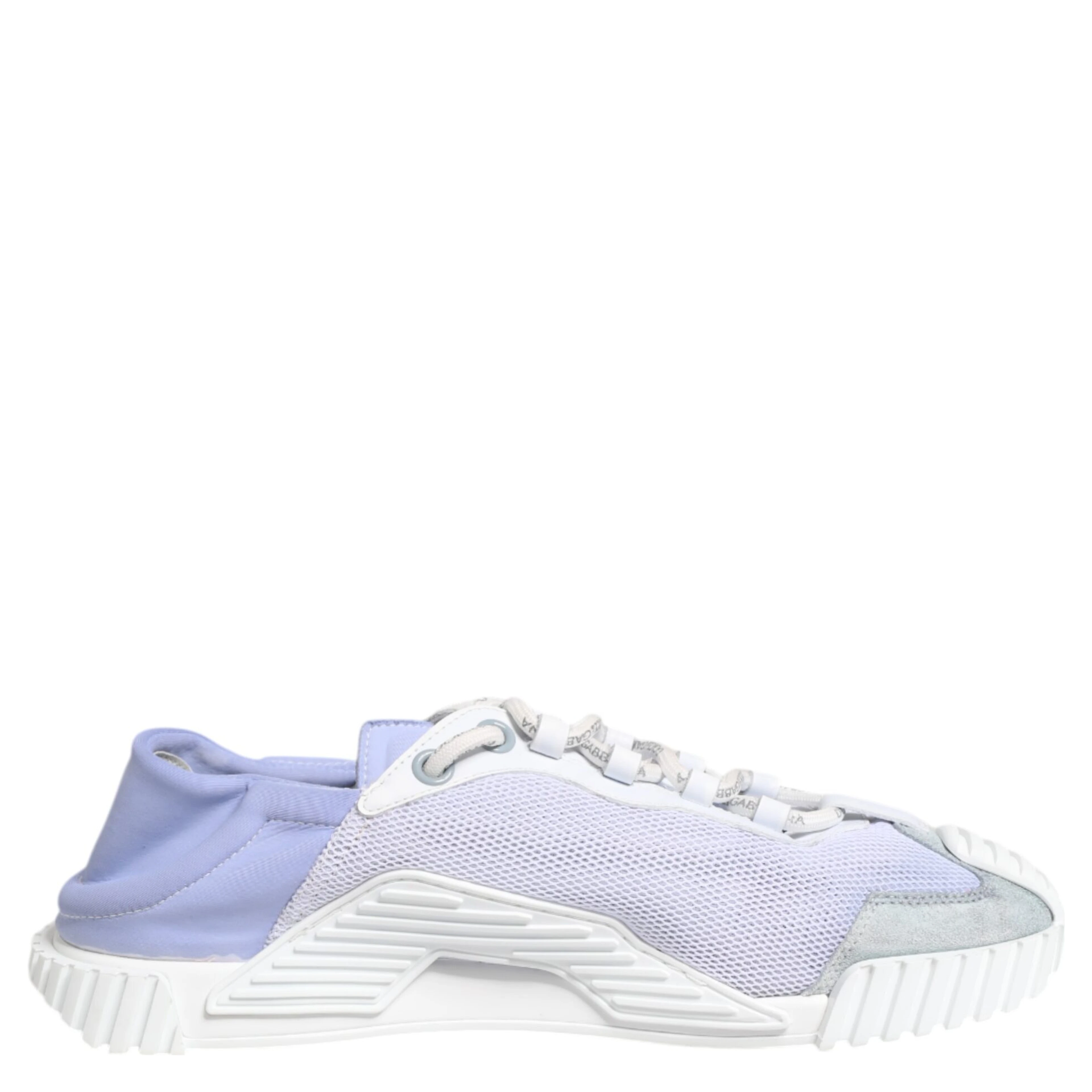 Purple White NS1 Lace Up Low Top Sneakers Shoes