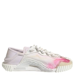 White NS1 Lace Up Low Top Sneakers Shoes