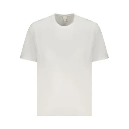 White Cotton Men T-Shirt