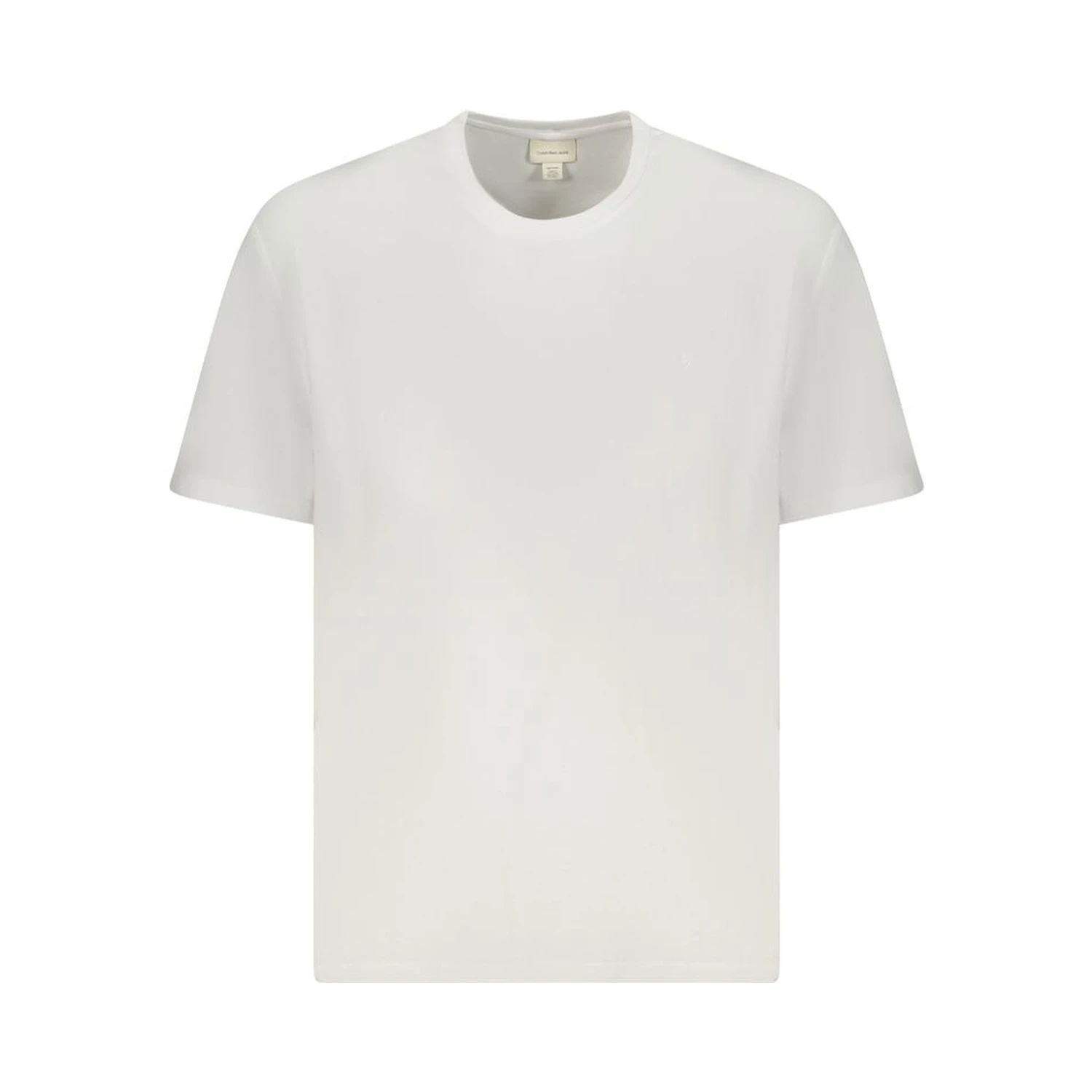 White Cotton Men T-Shirt