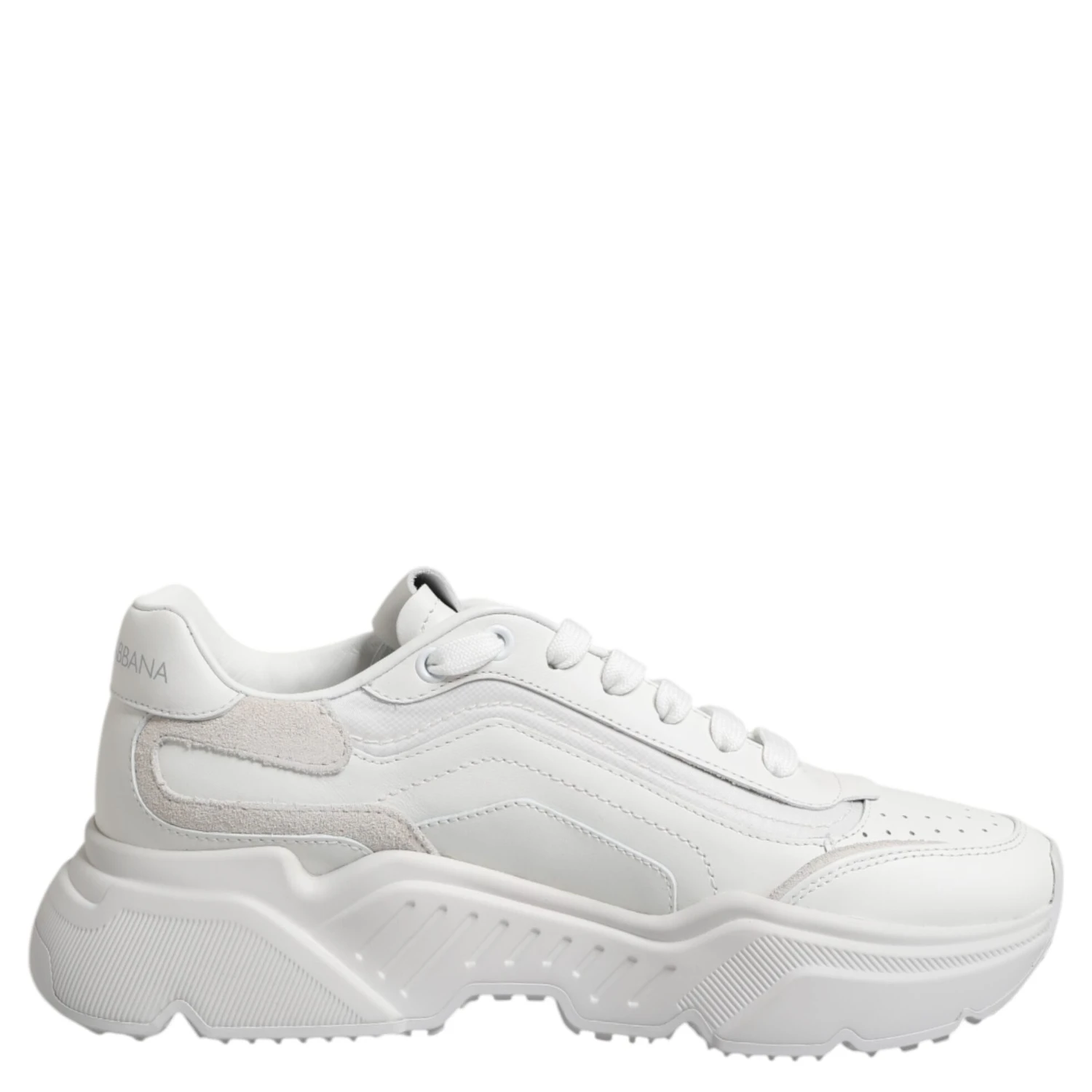 White Leather Daymaster Low Top Sneakers Shoes