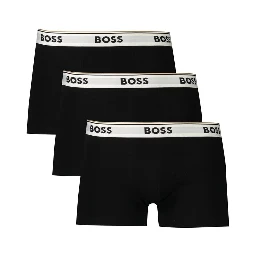 Black Cotton Men Boxer Short