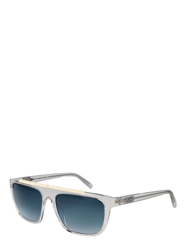 Transparent Stainless Steel Sunglasses