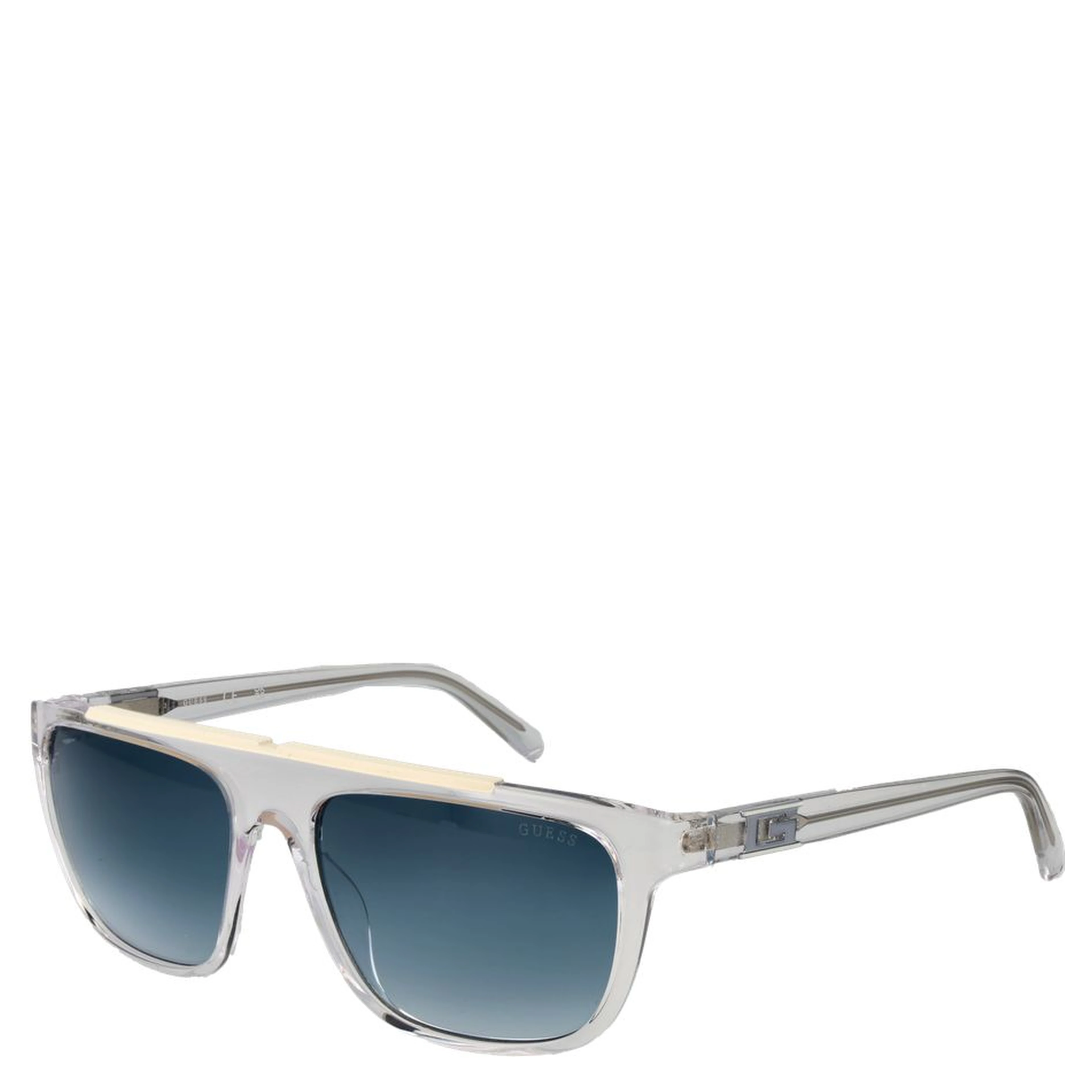 Transparent Stainless Steel Sunglasses
