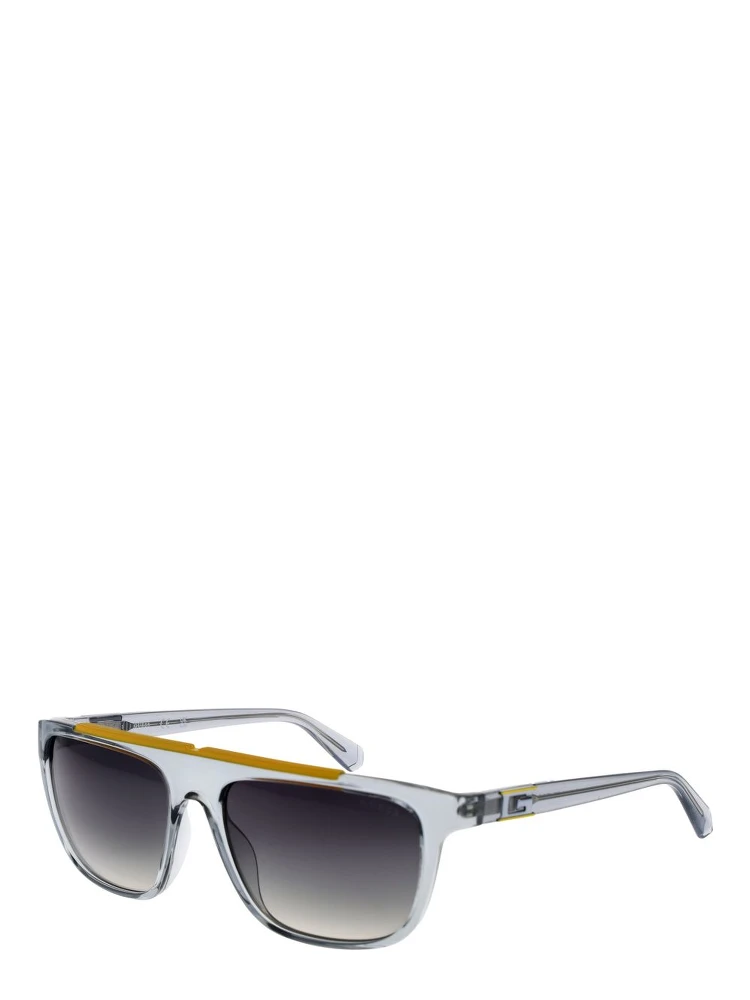 Gray Stainless Steel Sunglasses