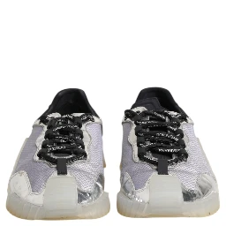 Black Silver NS1 Men Low Top Sneakers Shoes