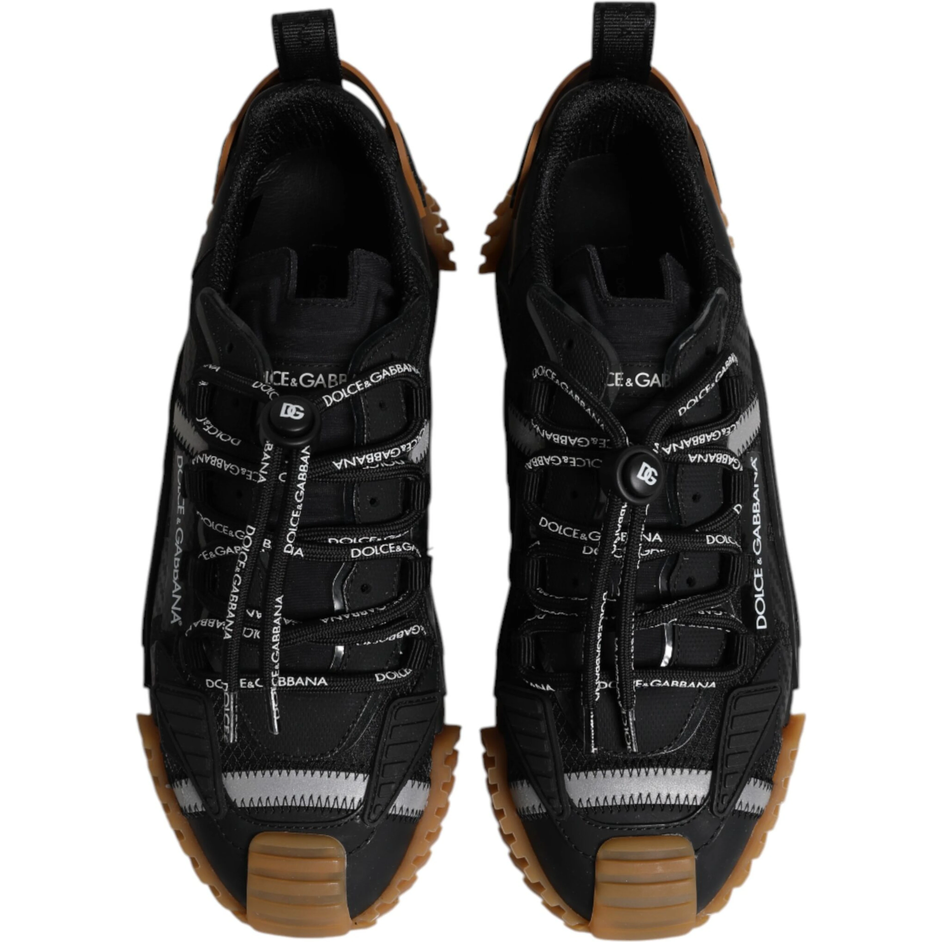Black Logo Lace Up Low Top NS1 Sneakers Shoes