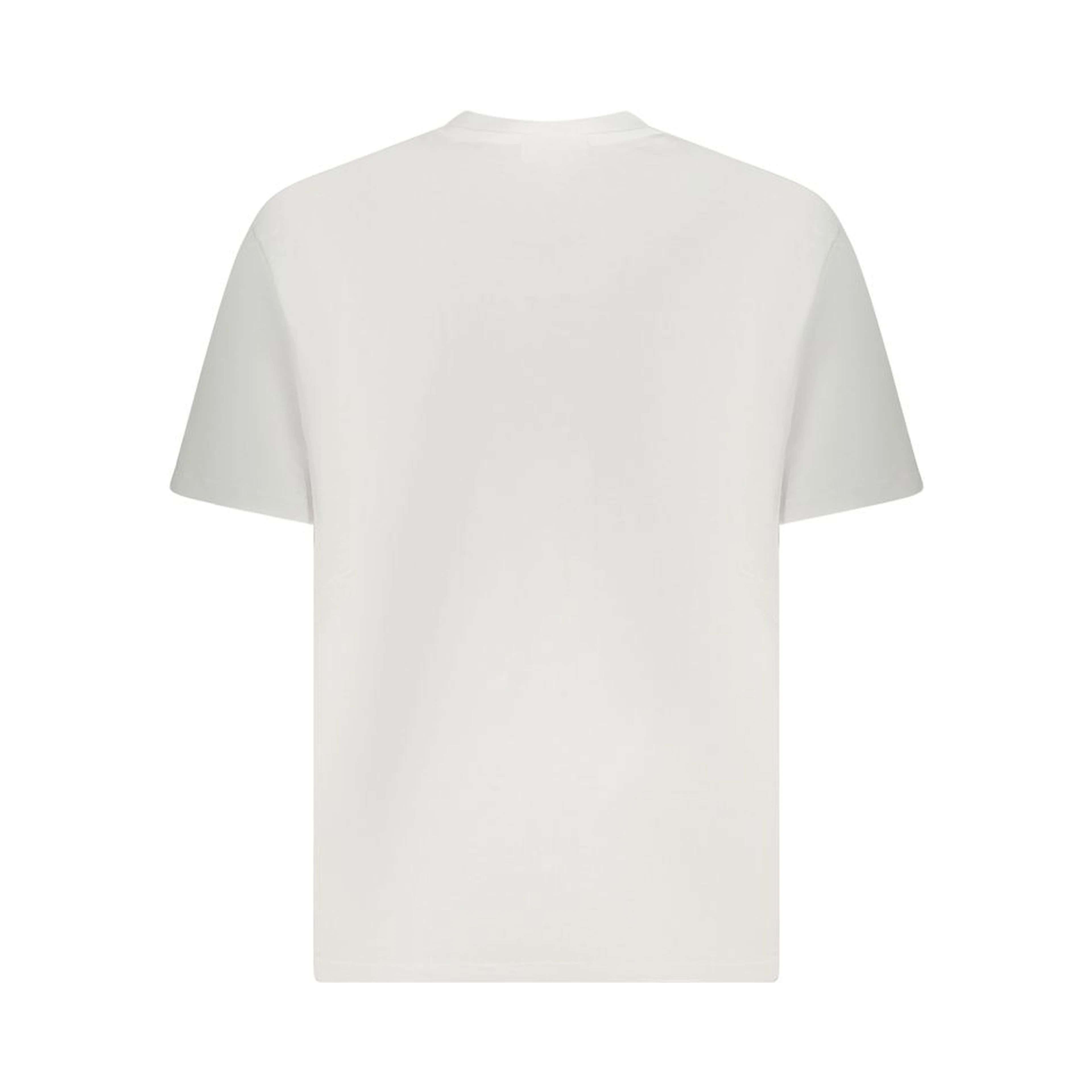 White Cotton Men T-Shirt