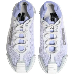 Purple White NS1 Lace Up Low Top Sneakers Shoes