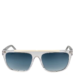 Transparent Stainless Steel Sunglasses