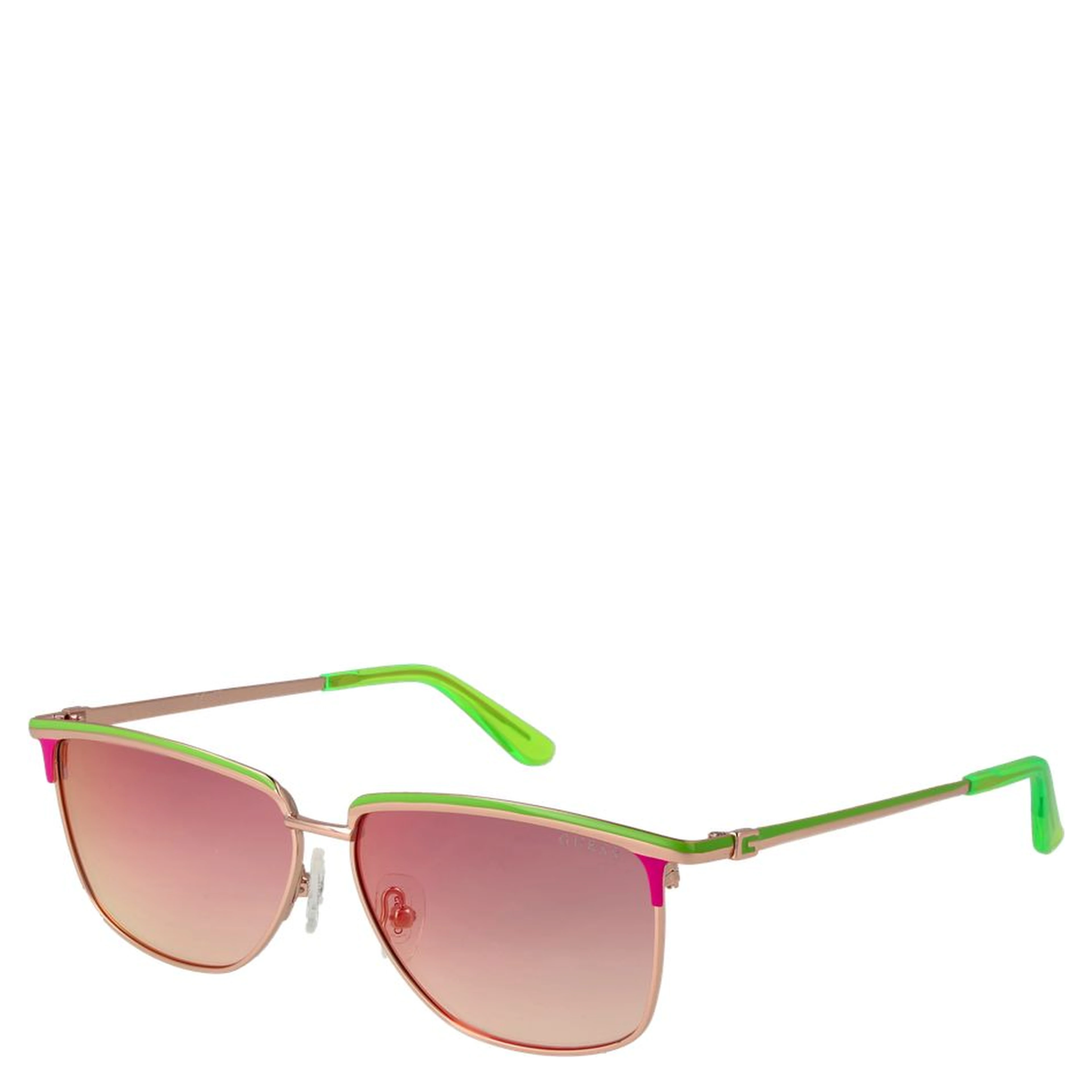 Green Metal Sunglasses