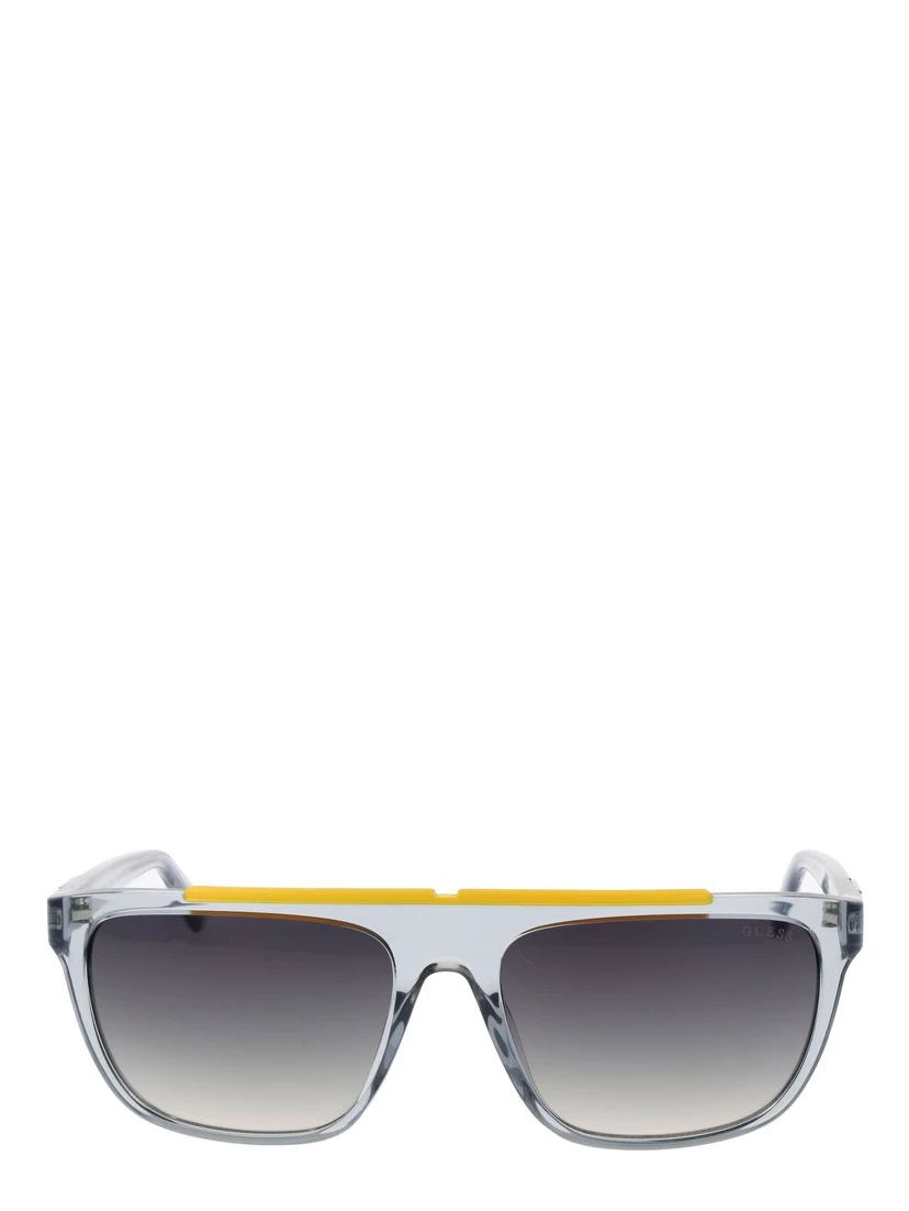 Gray Stainless Steel Sunglasses