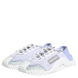 Purple White NS1 Lace Up Low Top Sneakers Shoes